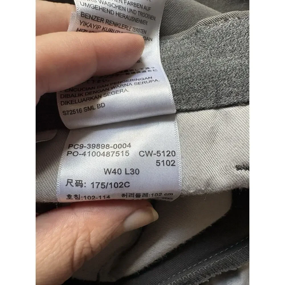 Men’s Dockers Dark Grey Dress Pants Size 40 X 30